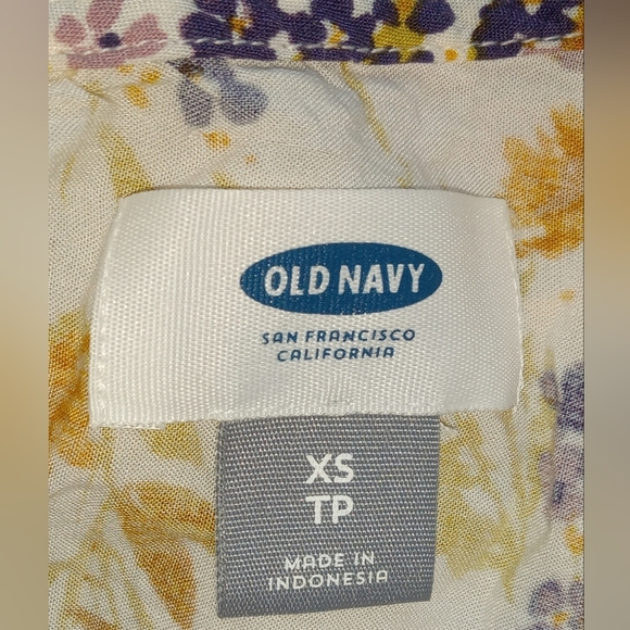 Old Navy Summery Floral Pantsuit Sz XS - Picture 7 of 7